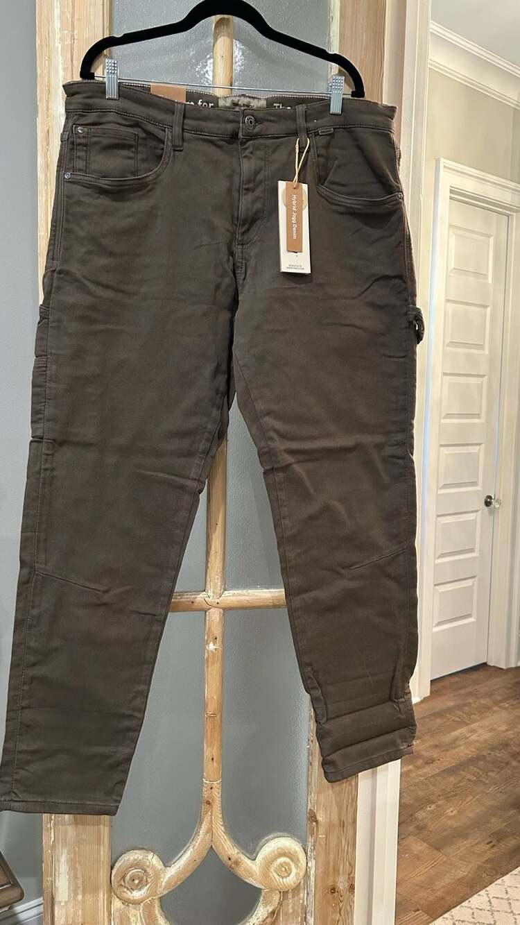 Blend Hurricane Relaxed Fit Workwear Jogger Jeans 36x32 Brown